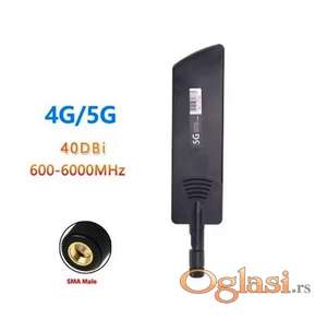 5G/3G/4G/GSM Antena 40dbi SMA Male za WiFi Ruter Kartice